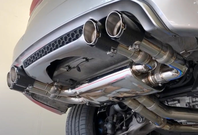 We install a Valved F1 Exhaust on a BMW F85 X5M