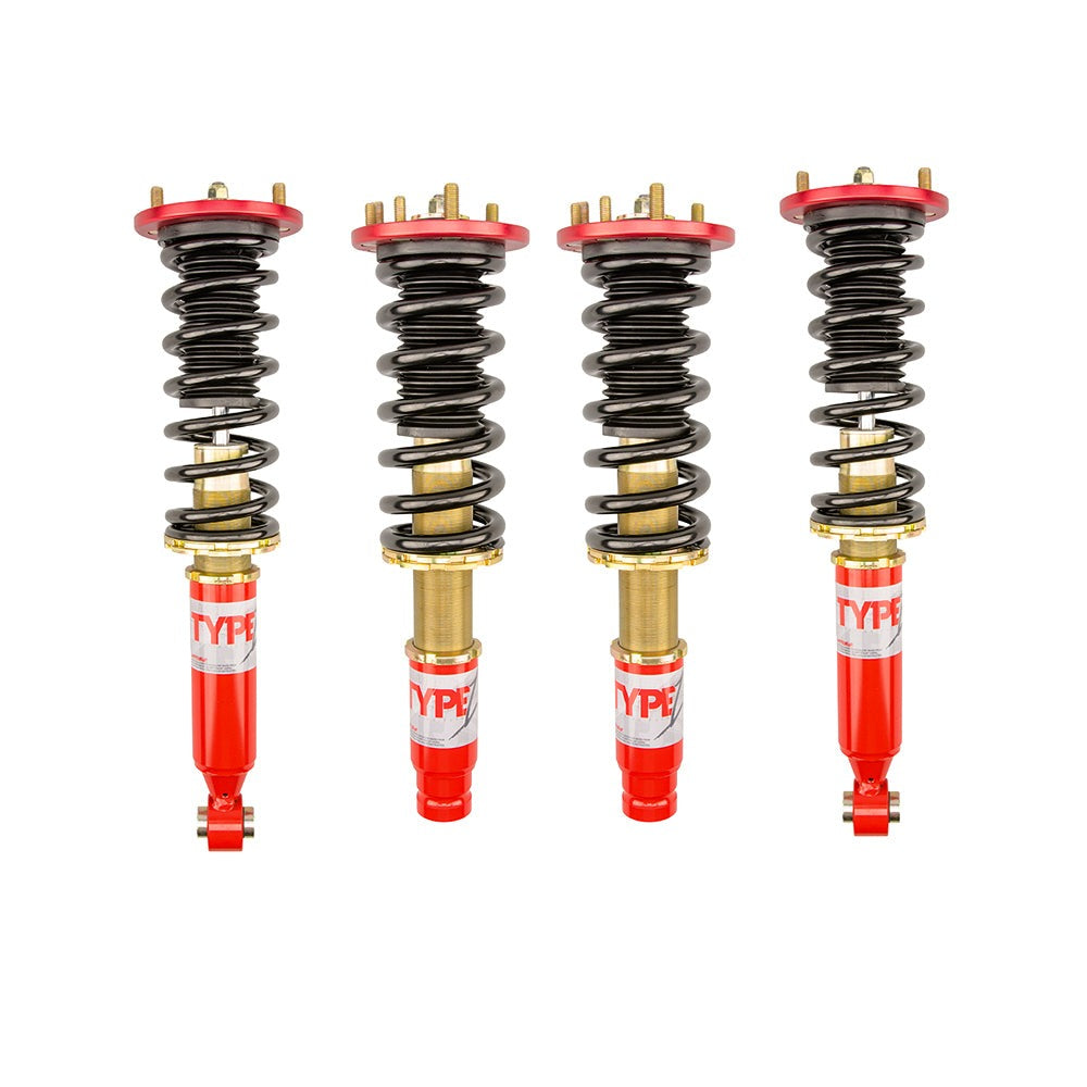 Lowering Coilover Kit For 2003-2007 Honda Accord - Adjustable Height, 4-Piece Full Set
