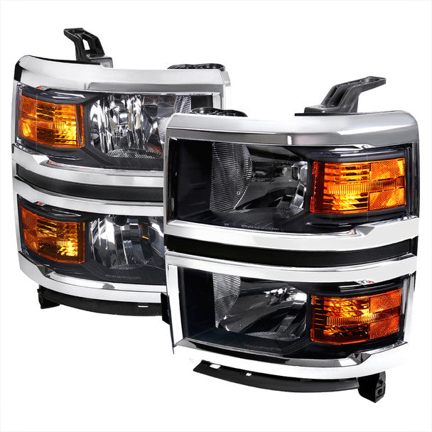 Spyder Chevrolet Silverado 1500 14-15 (Non-HD) OEM Style Headlights - Chrome HD-JH-CS14-AM-C main image 0