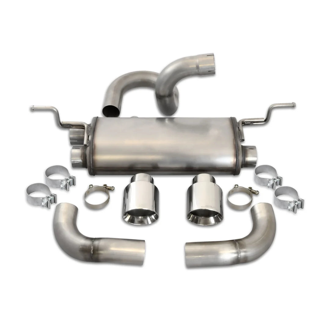 K&N 67-1516 K&N 18-19 Jeep Wrangler JL 2.0L L4 / 3.6L V6 Exhaust Kit Muffler Delete main image 1