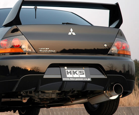 HKS Exhaust Mitsubishi Lancer EVO IX (2005-2007) Silent Hi-Power Catba - mitsubishi lancer evo 9 exhaust