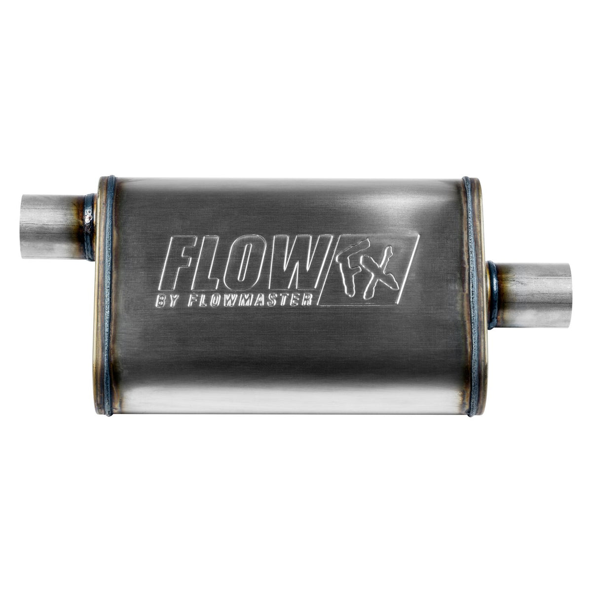 Flowmaster Muffler Flow FX (2.25" Offset In / 2.25" Center Out) Stainl