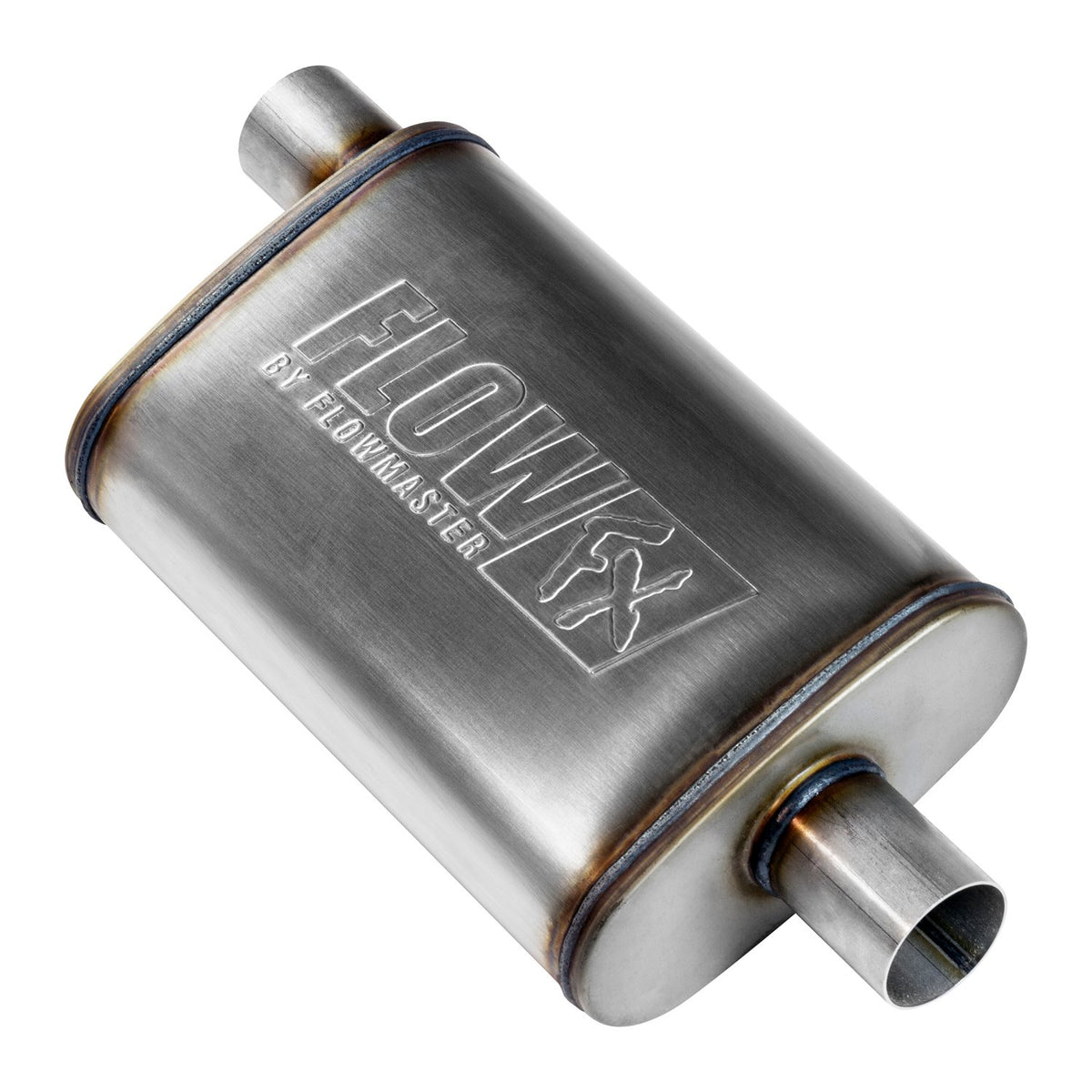 Flowmaster Muffler Flow FX (2.25" Offset In / 2.25" Center Out) Stainl