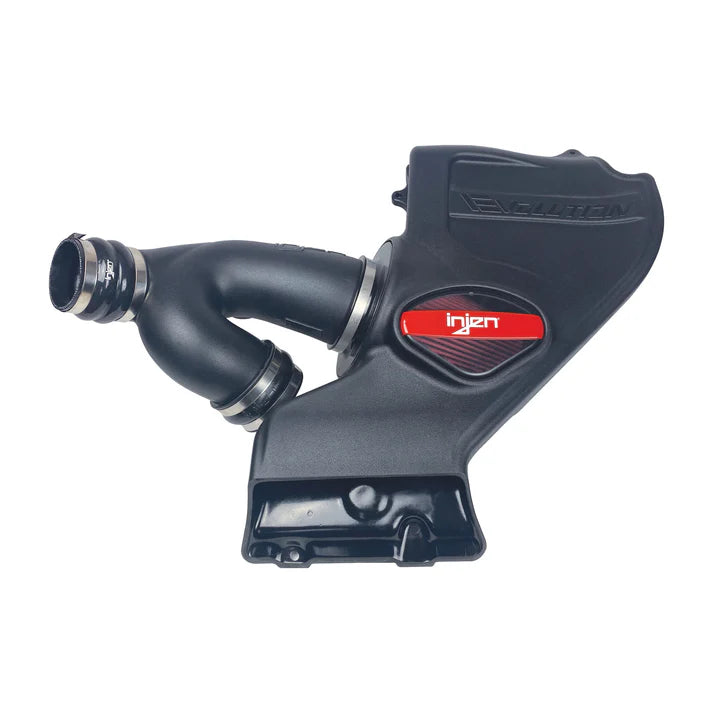 Injen 2015+ Ford F-150 V6 2.7L/3.5L EcoBoost Wrinkle Black Short Ram Intake (Includes Heat Shield) main image 1
