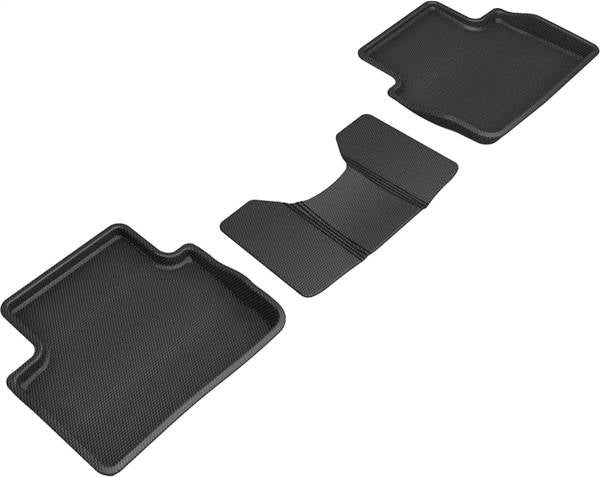 3D MAXpider 2016-2019 Mazda CX-9 Kagu 1st Row Floormat - Black main image 0