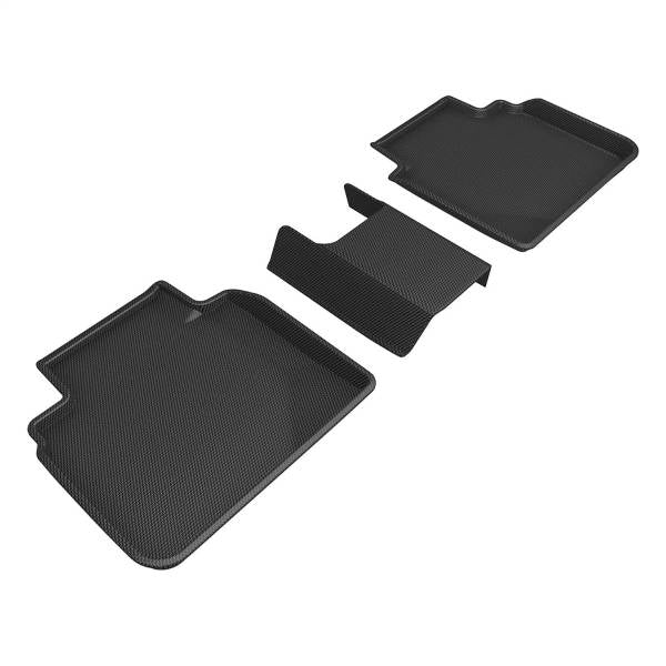 3D MAXpider KAGU 1st & 2nd Row Floormats - Black | 2008-2012 Honda Accord (L1HD00801509)