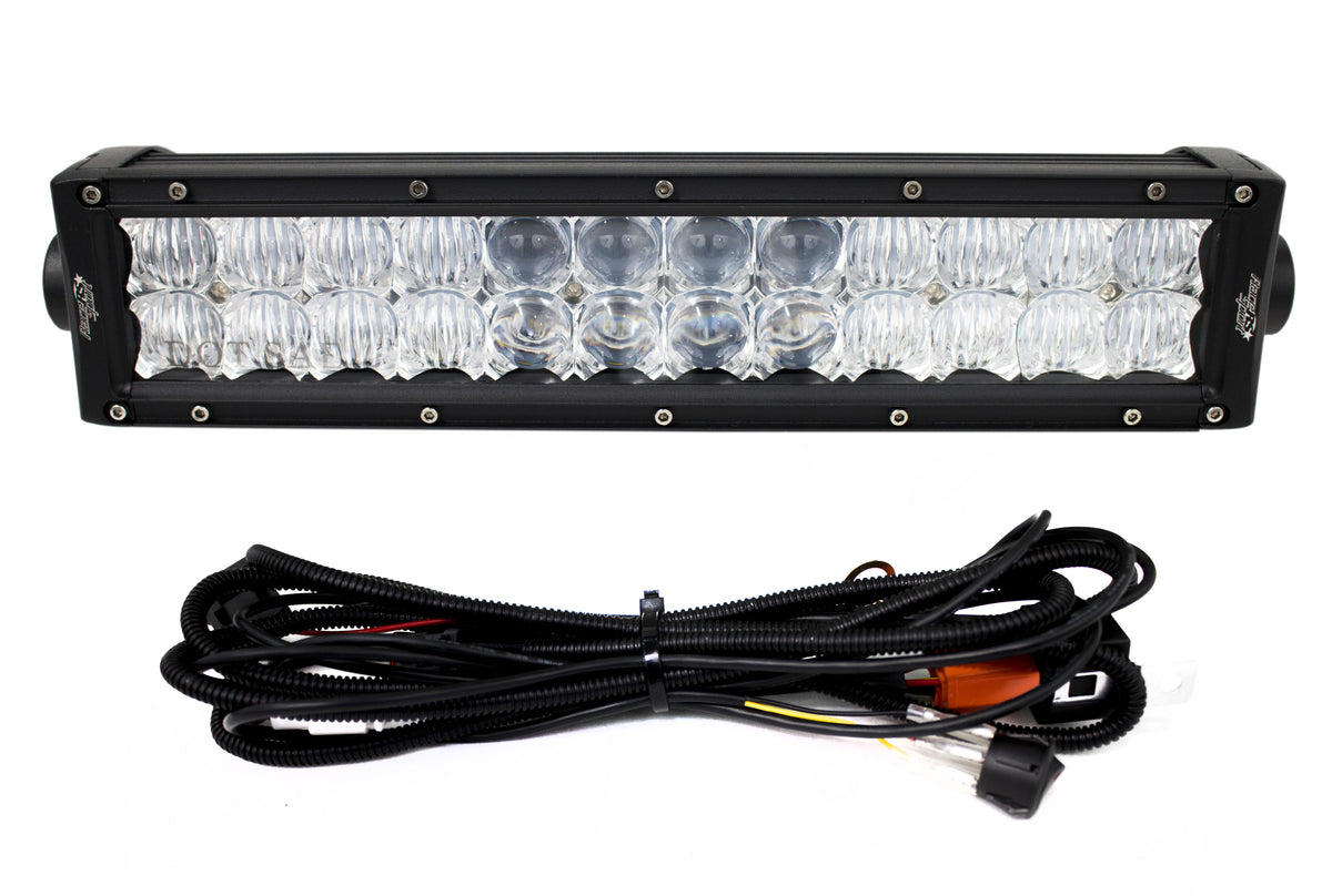 Race Sport RS 12.5” LED Light Bar [RoadRunner Series] w/ Harness SAE