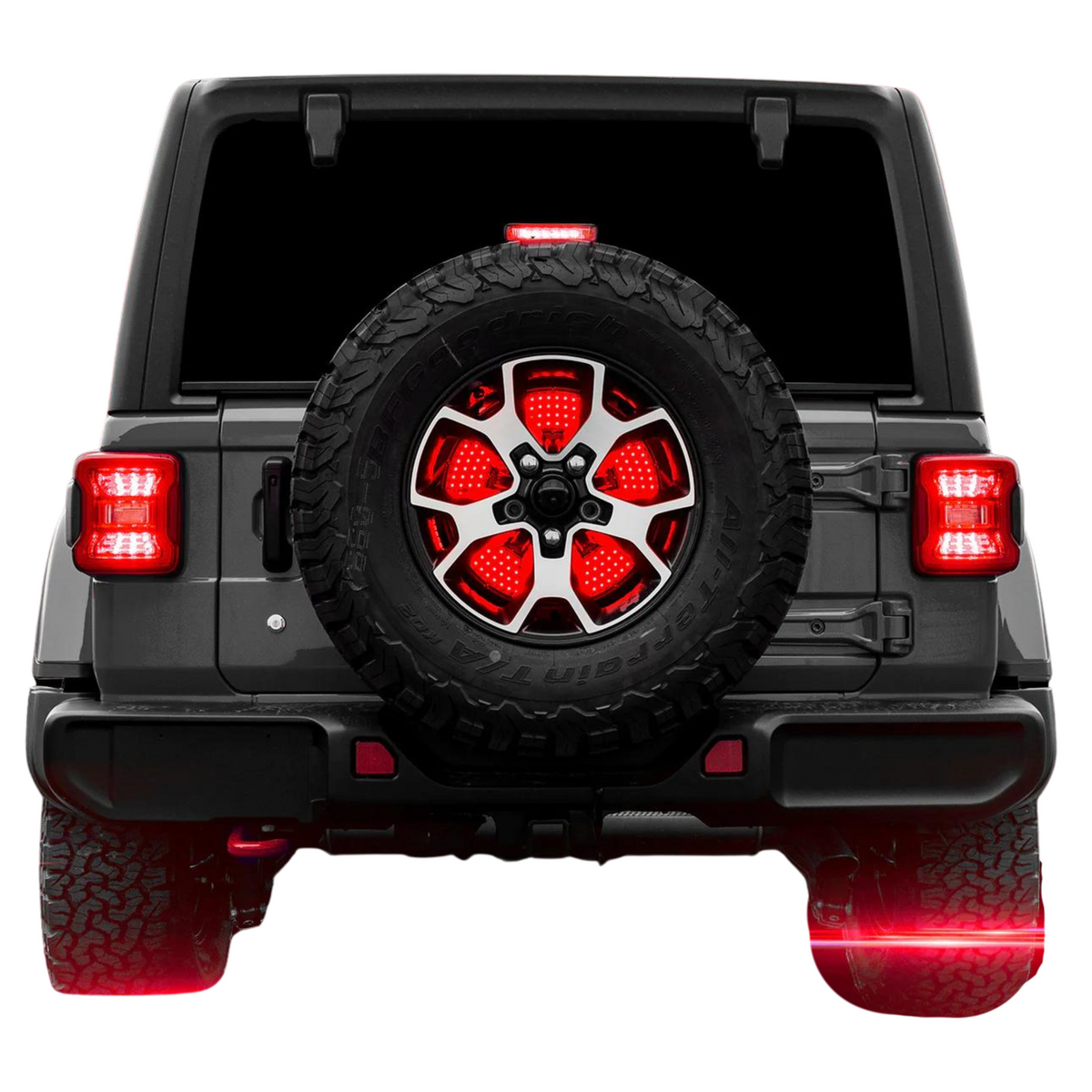 XKGlow 5th Wheel Light Jeep Wrangler w/ Sequential Turn / Brake / Re