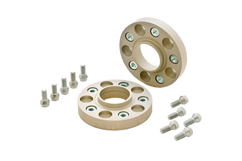 Eibach 20mm Wheel Spacer (Pair) - Silver, Bolt Pattern for 2015-2018 Volkswagen Golf R main image 1
