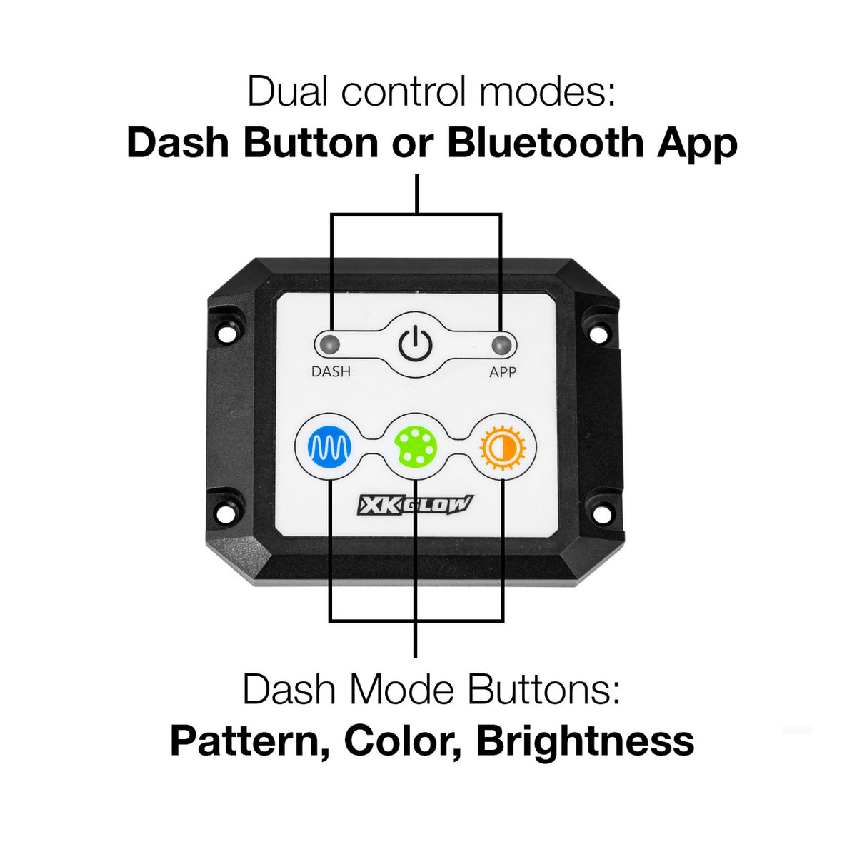 XKGlow Dash Surface Mount XKCHROME Controller Redline360