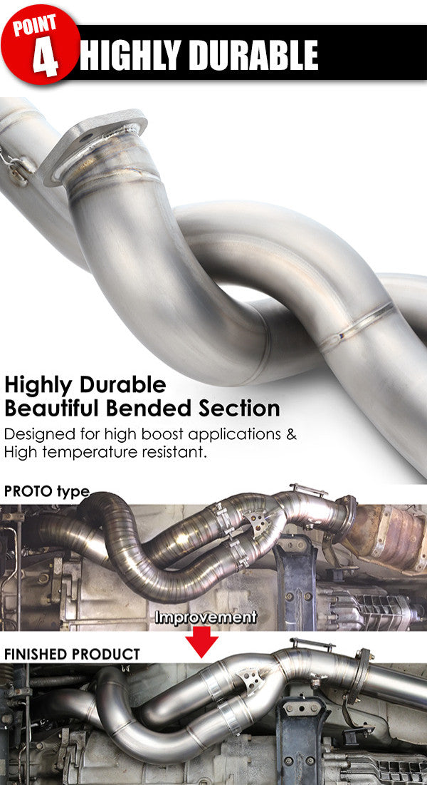 Tomei Front Pipe Nissan Skyline R32 R33 R34 GTR RB26 (89-92) Expreme T