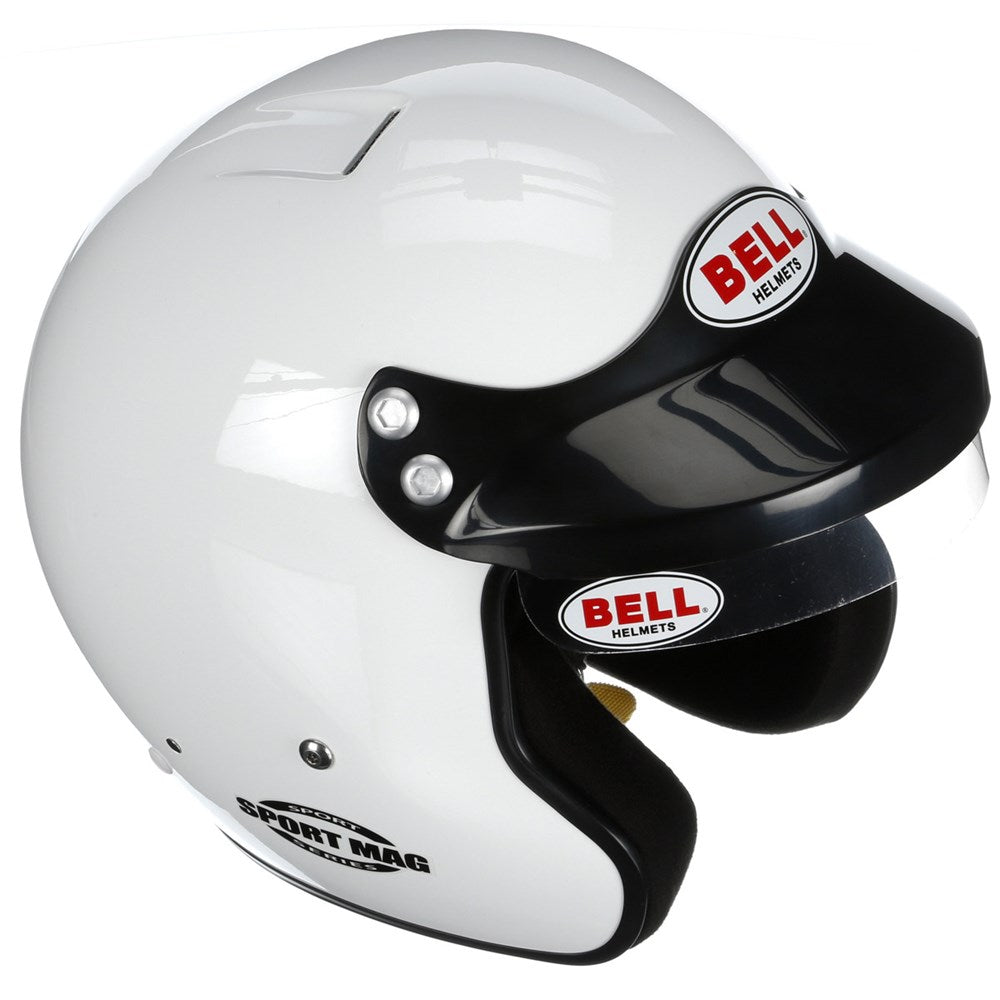 Bell Racing Sport Mag Helmet With Visor [Snell SA2025] White / Matte B