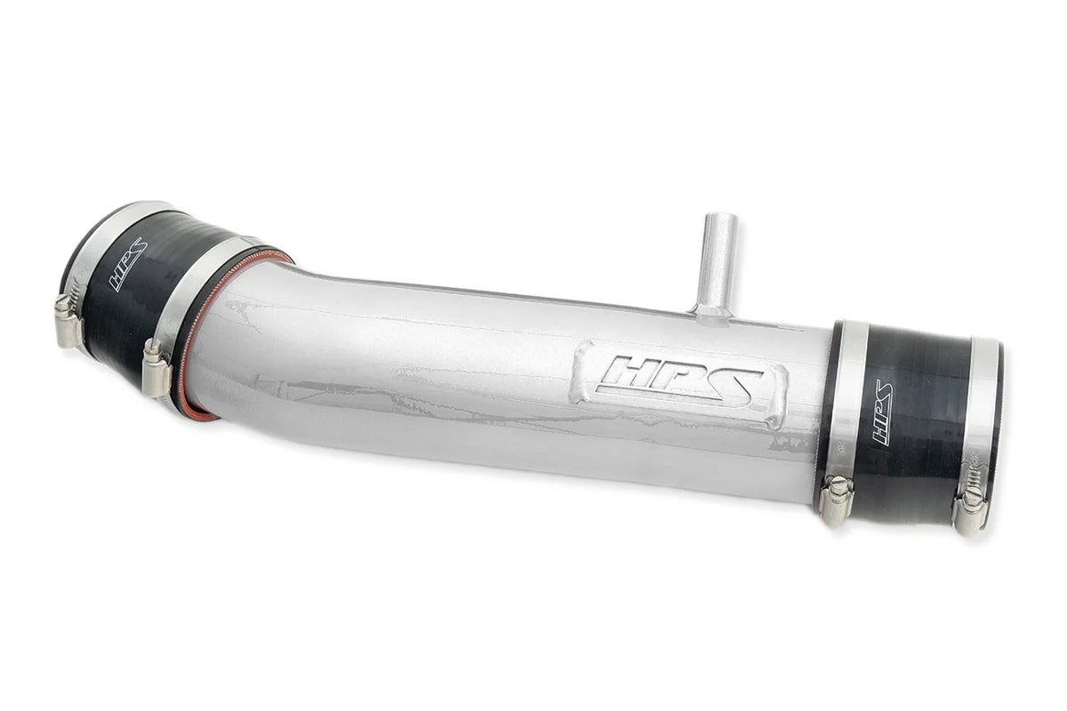 HPS Performance Post MAF Air Intake Aluminum Tube, Polished 2014-2015 Lexus IS250 2.5L V6 F-Sport