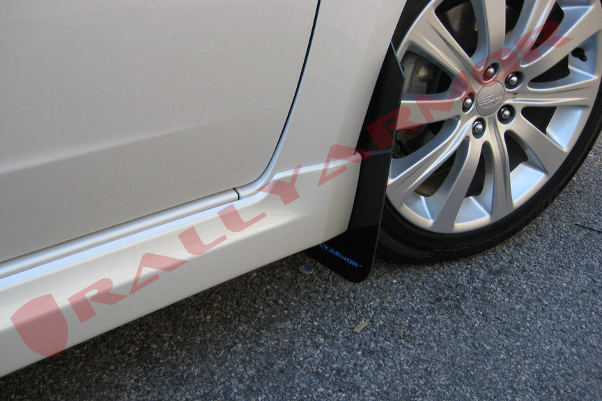 Rally Armor Mud Flaps Subaru Impreza 2.5i Sedan (20082010) Black / Pi