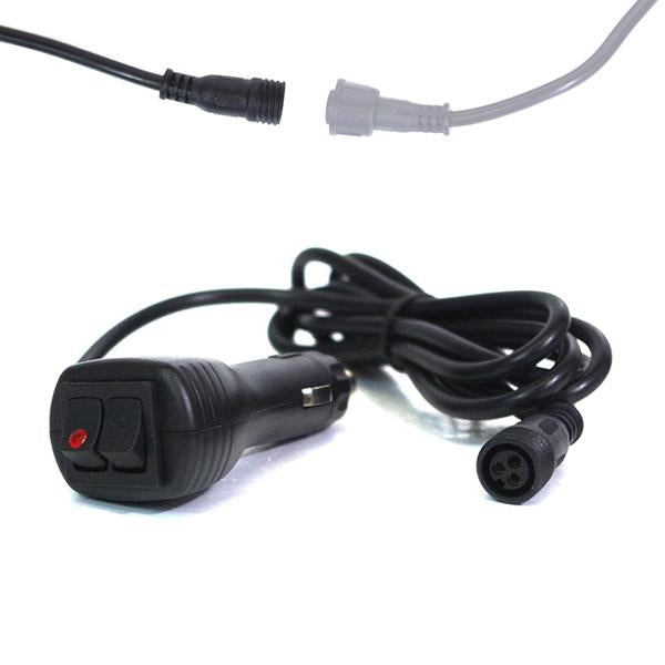 cigarette lighter extension with switch Xprite Dual Switch Cigarette Plug For 52023 Series Strobe Light Bars -