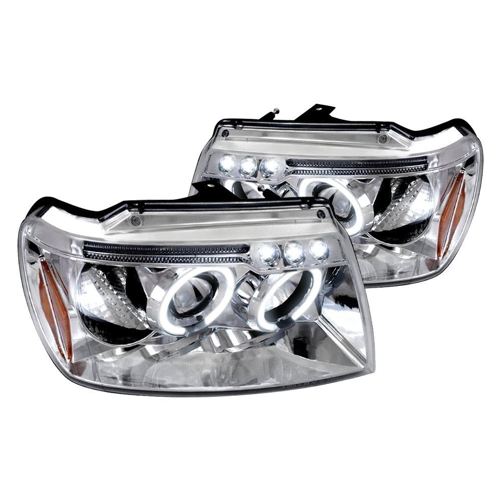 LED Projector Headlights & Fog Lights Kit For Jeep Grand Cherokee 1999-2004 – 6000K White