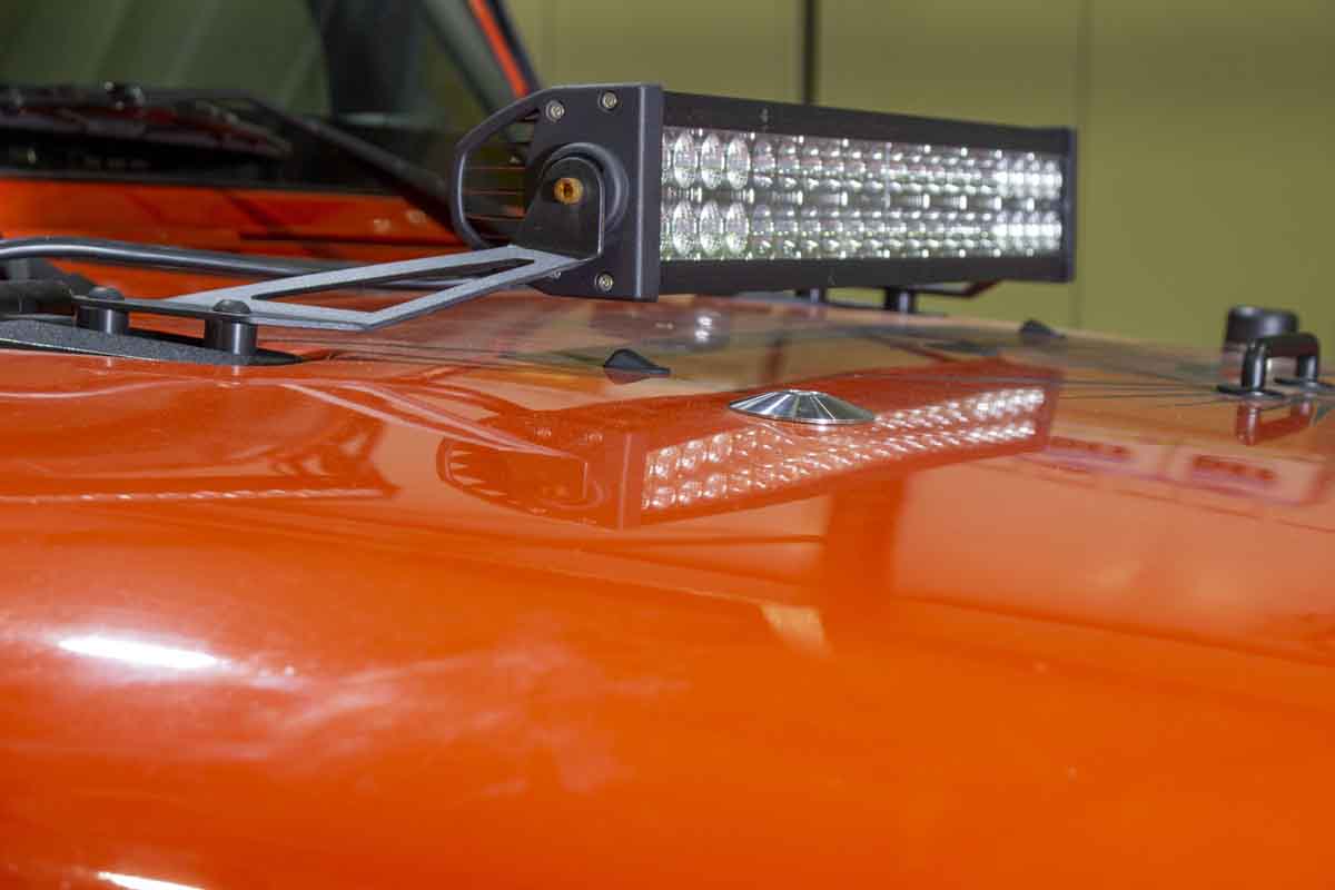 Kentrol Hood Bumper Deletes Jeep Wrangler TJ/JK (19972018) Polished o