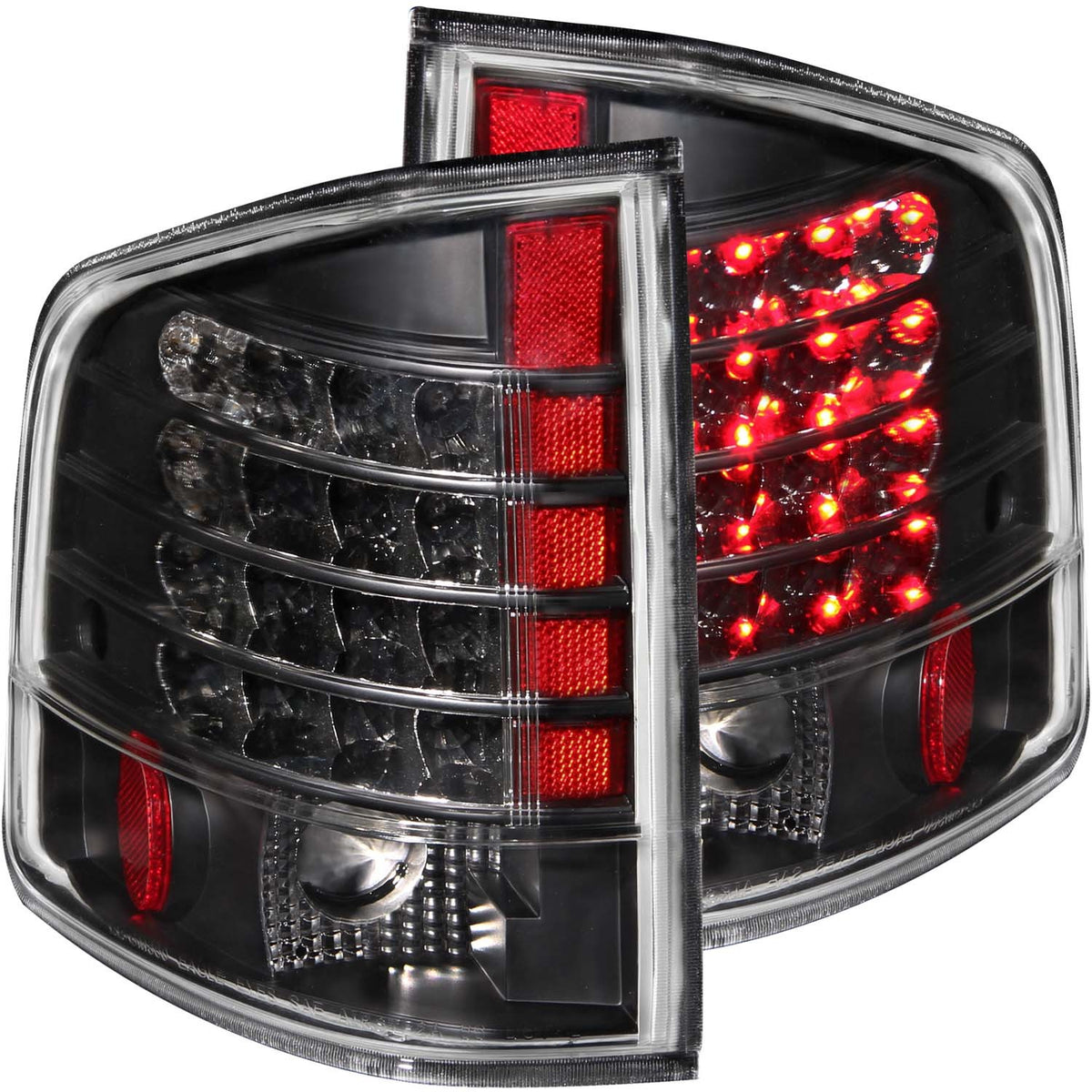 Anzo LED Tail Lights Chevy S10 / GMC Sonoma (1995-2005) Red