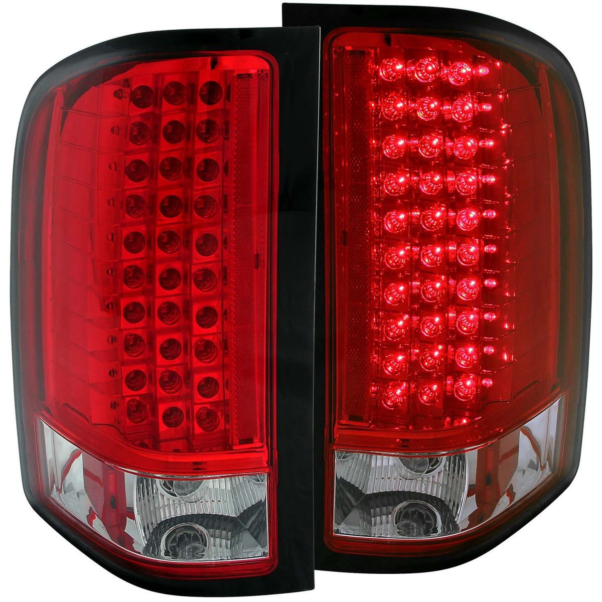 Anzo LED Tail Lights Chevy Silverado 1500 (07-13) 2500HD/3500HD (07-14) Red  or Clear Lens