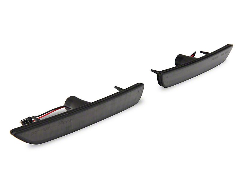 2010-2014 Ford Mustang Clear White LED Side Markers