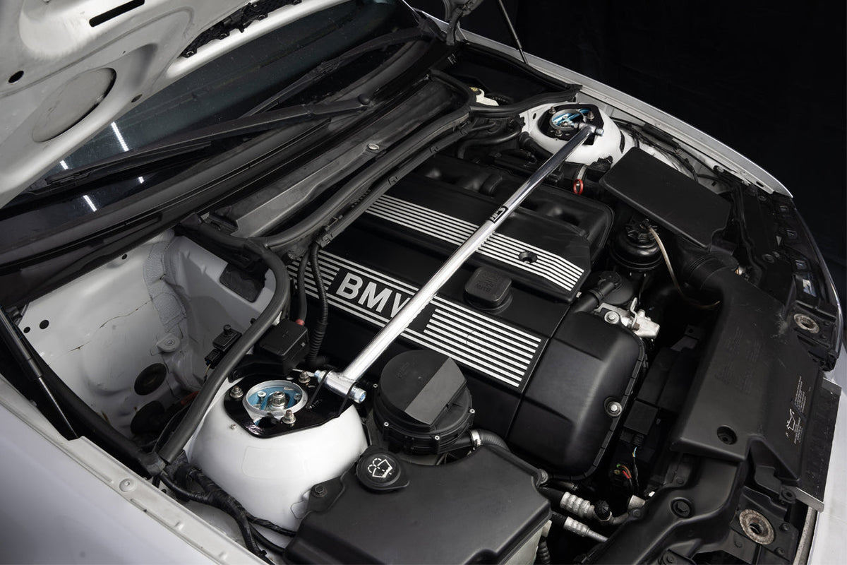 HPS Strut Bar BMW E46 M3 / 330i / 325i (20022006) Front Polished Up