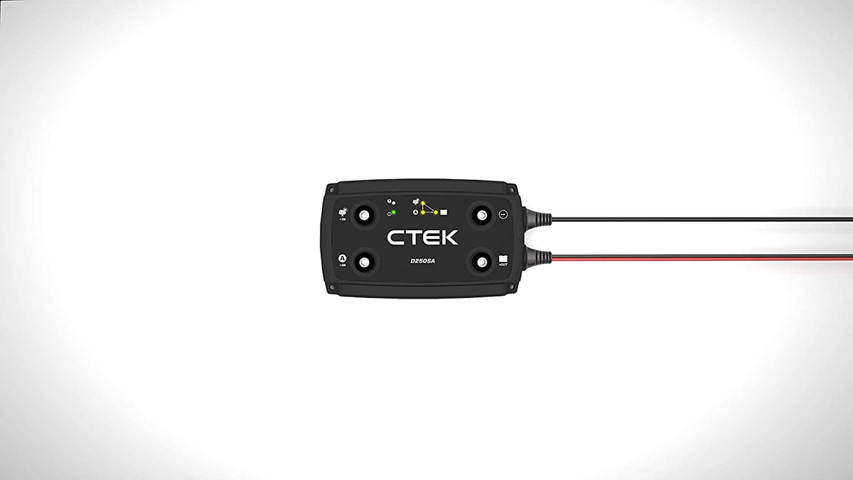 CTEK Battery Charger - 140A Off Road Bundle [D250SA, Smart Pass 120 &  Battery Monitor] 40-257