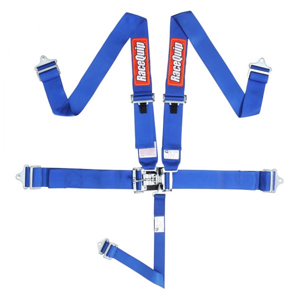 JR Dragster Racing Harness SFI 16.1 5-Point Cam Lock - Cobalt Blue & 30 Colors