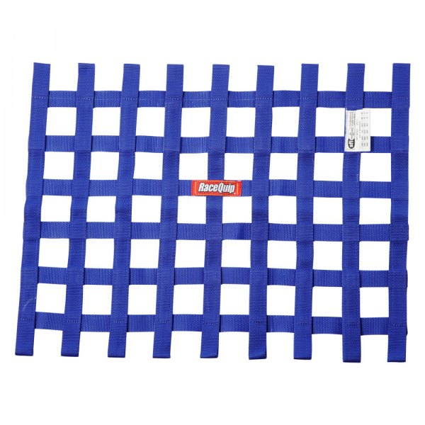 RaceQuip Race Car Window Net Blue