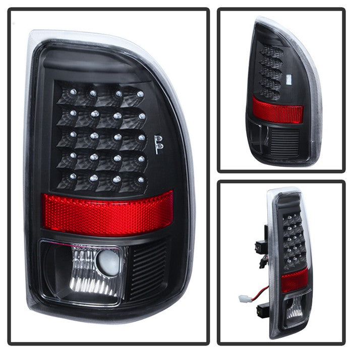 Xtune LED Tail Lights Dodge Dakota (9704) Black or Chrome Housing / C