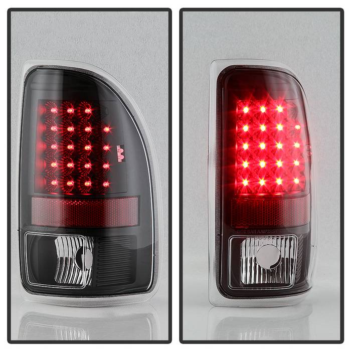 Xtune LED Tail Lights Dodge Dakota (9704) Black or Chrome Housing / C