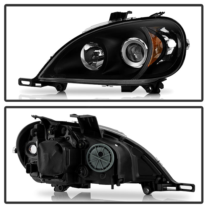 Xtune Projector Headlights Mercedes W163 ML-Class (98-01) Black or Chrome  w/ Amber Turn Signal Light