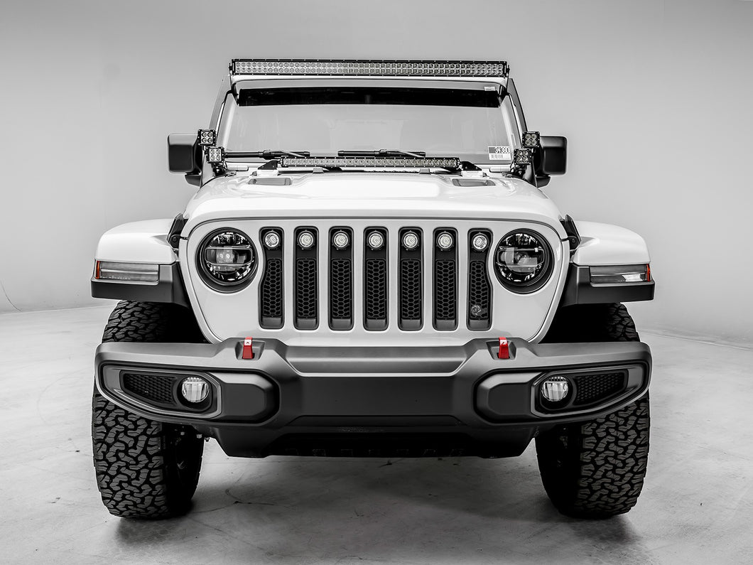 700.00 aFe Scorpion Grill Jeep Wrangler JL (2019-2020) Black Insert w/ LED Lights - Redline360