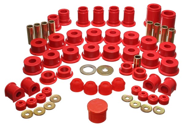Energy Suspension 79-85 Toyota 4WD Pickup (Except T-100 & Tundra)  Red Hyper-Flex Master Bushing Set