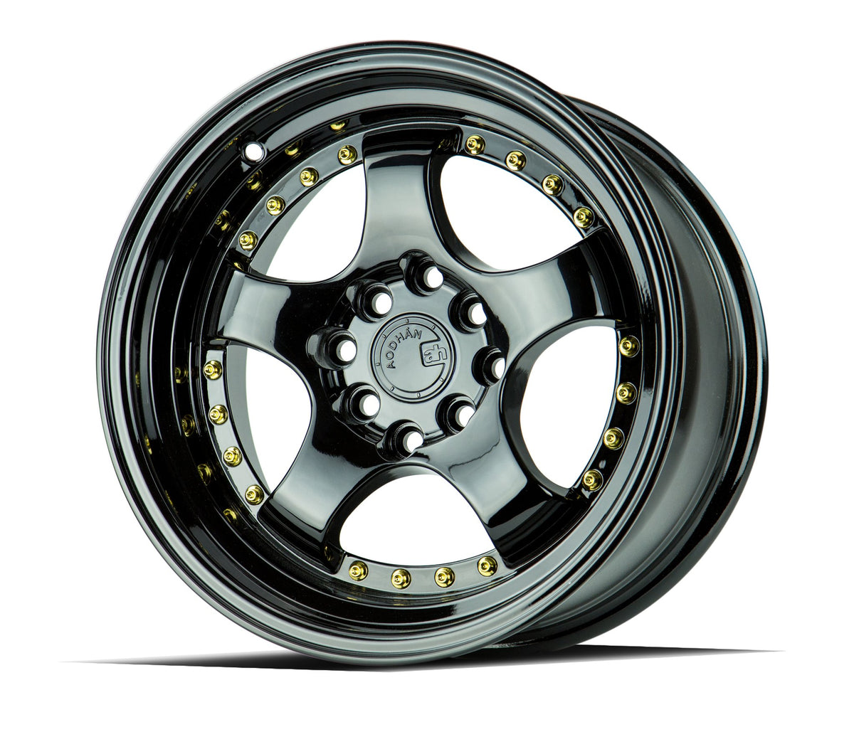 Aodhan AH03 Wheels (18x9.5 5x114.3 +30 Offset) Black / Silver