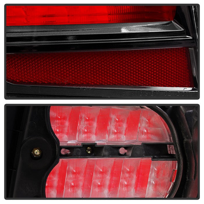 Xtune Tail Lights Acura TL Type S (2007-2008) [OEM Style] Red Smoke