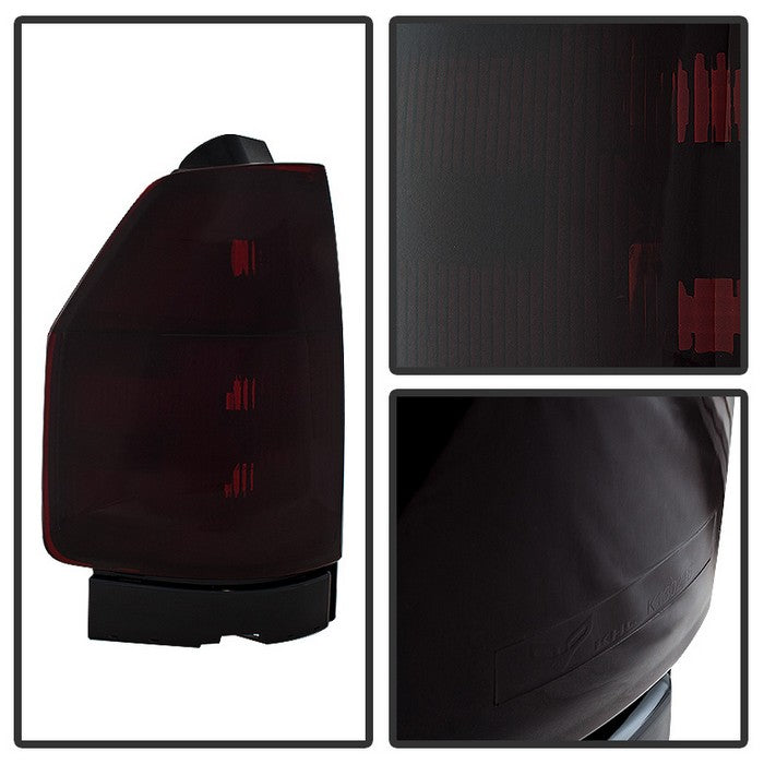 Xtune Tail Lights GMC Envoy (20022009) [OEM Style] Red or Red Smoked