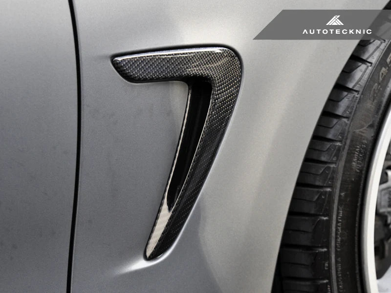 AutoTecknic Carbon Door Grip Handle Trim Set - F30 3-Series | F32 4-Series