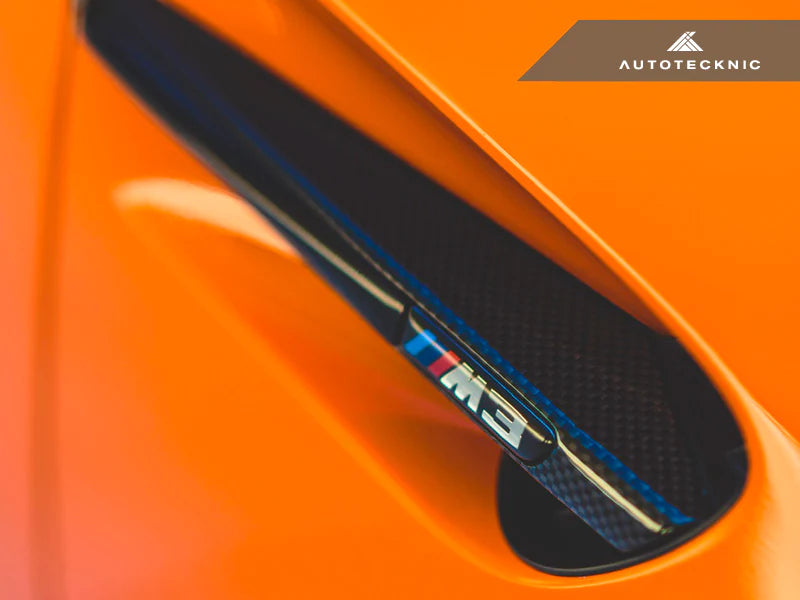 AutoTecknic Replacement Carbon Fiber Fender Gills - E46 Coupe & Cabrio | M3 main image 0