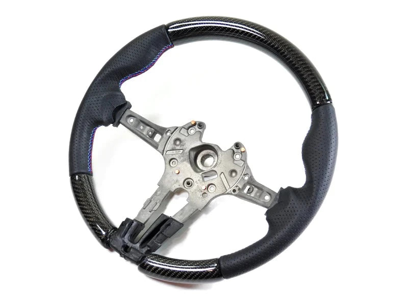 AutoTecknic Carbon Fiber M-Sport Steering Wheel Trim - F22 2-Series | F30 3-Series | F32 4-Series main image 1