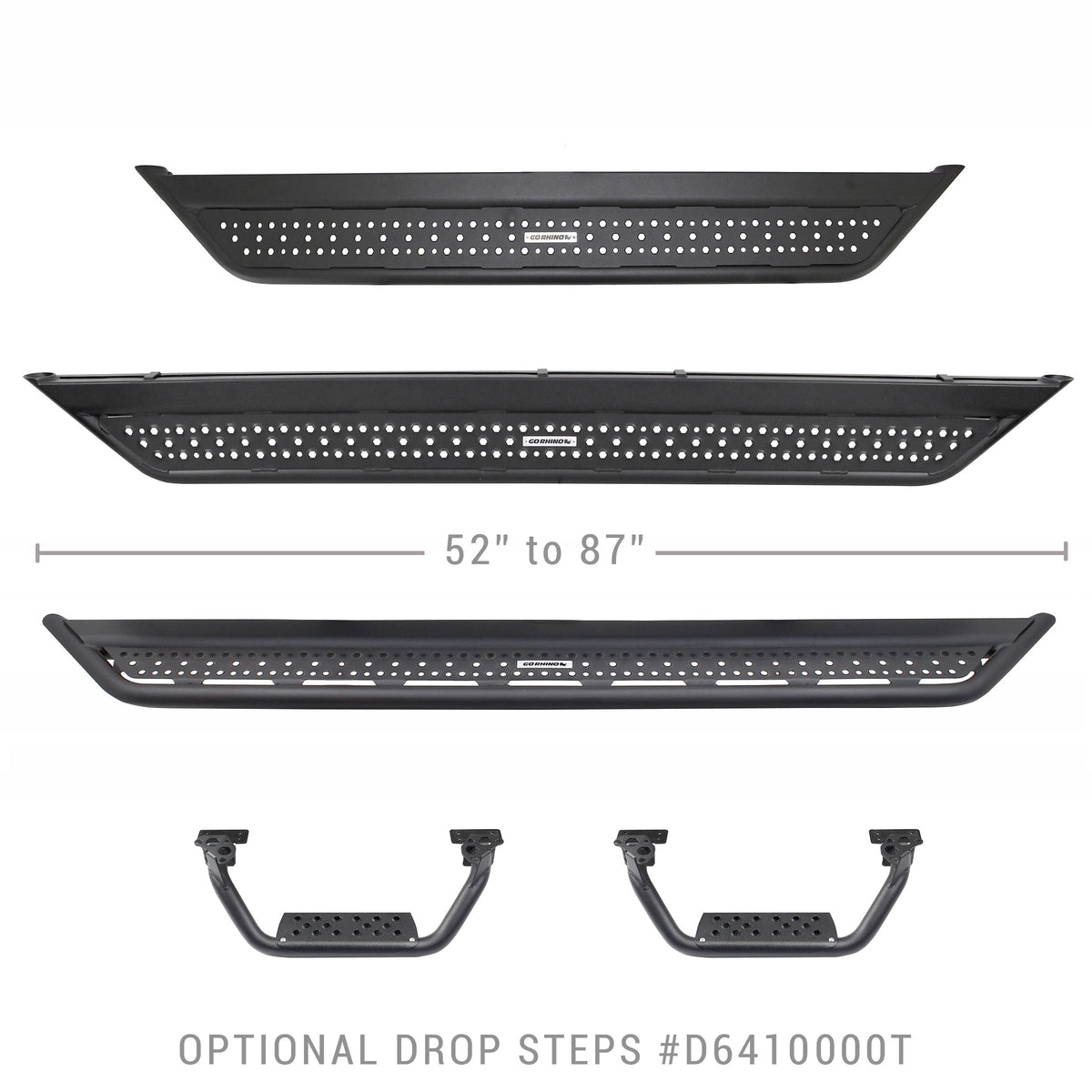 Go Rhino Dominator D6 Drop Steps Ram 150025003500 11 20 Extreme D6 Redline360 6966