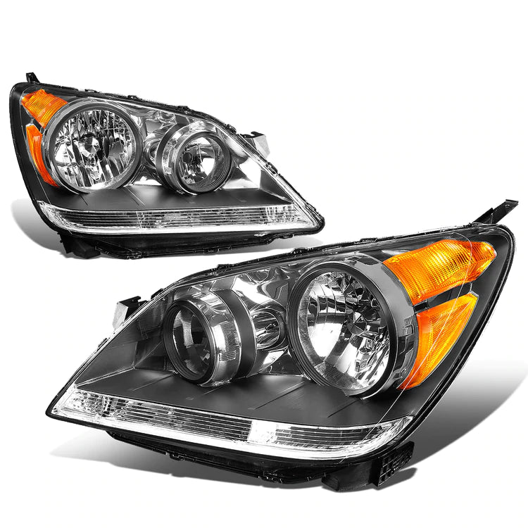 DNA OEM Style Headlights Honda Odyssey (08-10) w/ Amber Corner Light -  Black or Chrome