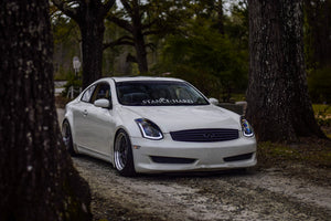 389.00 Spec-D Projector Headlights Infiniti G35 Coupe (03-07) Sequential Signal - Black / Chrome / Smoked - Redline360