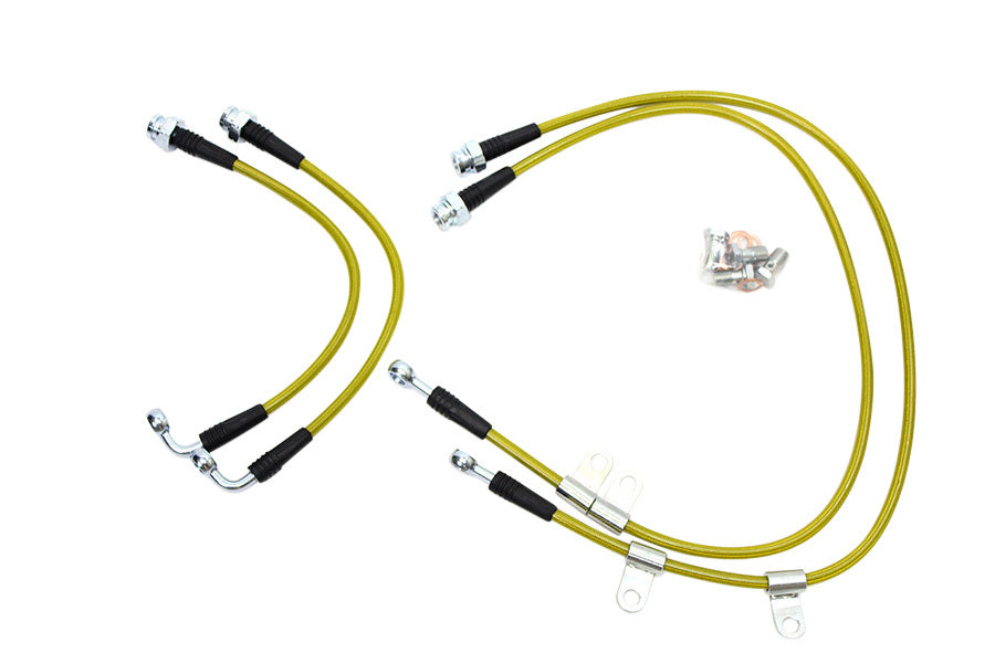 HEL Braided Sainless Steel Rear Brake Hose - Italjet Dragster 125/180cc