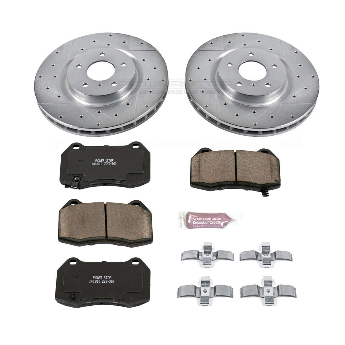 Power Stop 03-05 Infiniti G35 Rear Z23 Evolution Sport Brake Kit main image 1