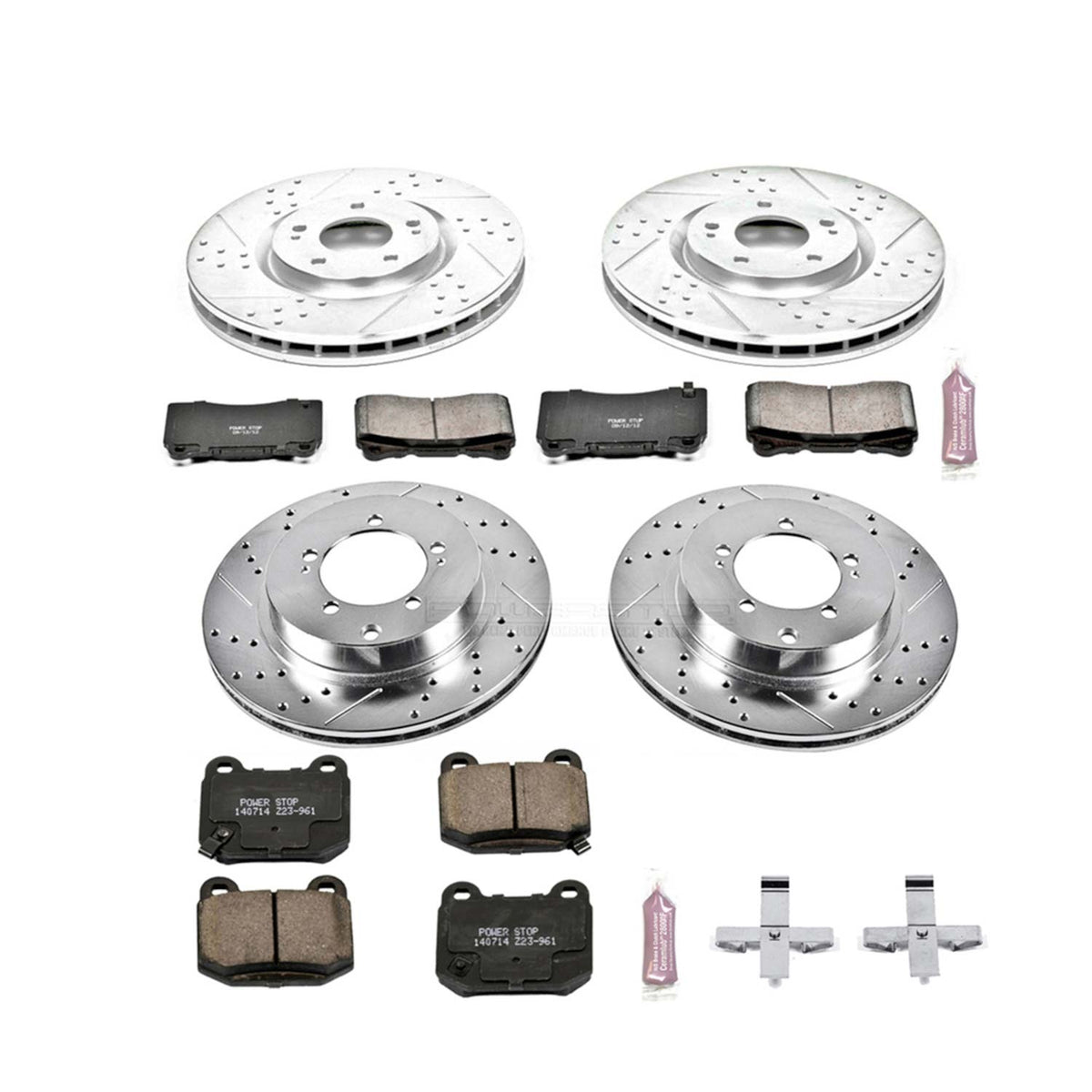 Power Stop Front Autospecialty Brake Kit | 2008, 2010-2015 Mitsubishi Lancer Evolution X (KOE4551)