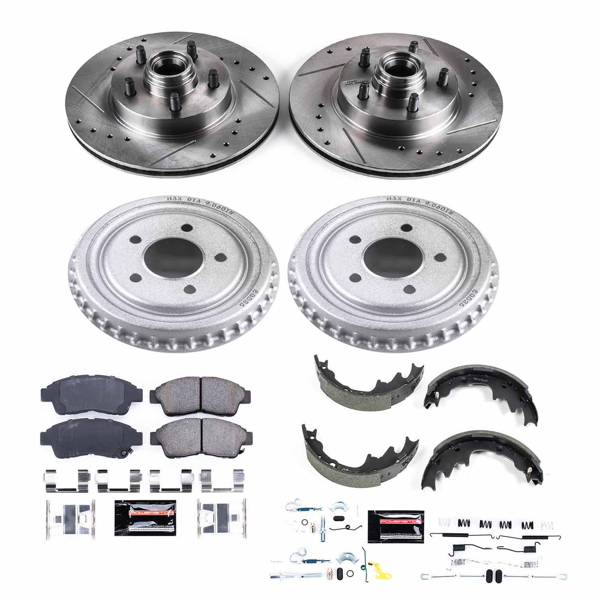 PowerStop Rear Z23 Evolution Sport Brake Kit | Mazda 3 (14-16) (K6962)