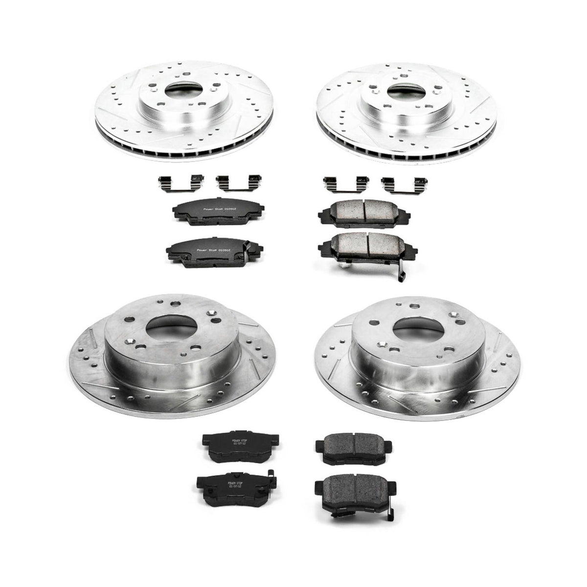 Power Stop 11-14 Acura TSX Rear Z23 Evolution Sport Brake Kit main image 1