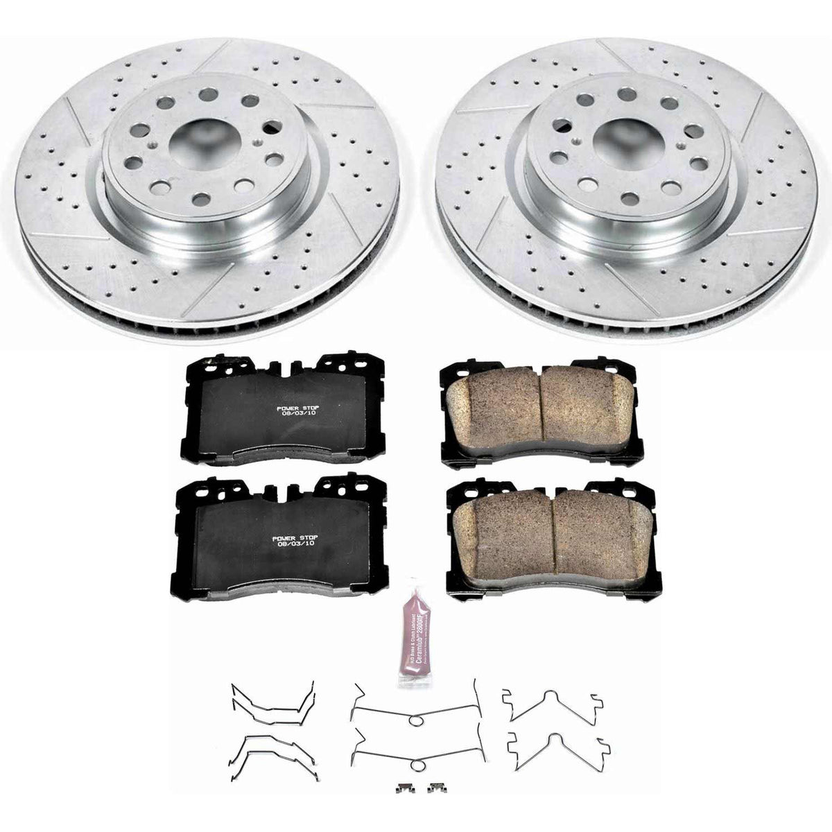 PowerStop Z23 Evolution Sport Brake Rotors + Pads Lexus LS460 RWD (10-12) F  Sport (13-17) Front or Rear