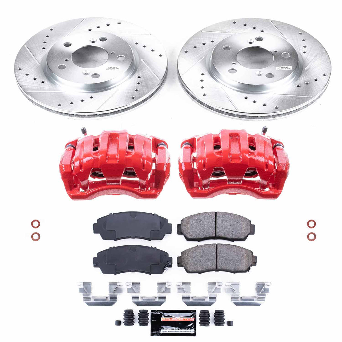 PowerStop Z23 Evolution Sport Front Brake Kit | Honda Odyssey (18-19) (K7670)