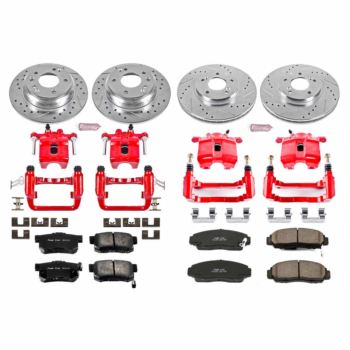 Power Stop Front Autospecialty Brake Kit w/Calipers | 2009-2014 Acura TL (KCOE5855) main image 0